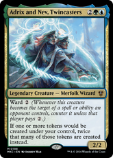 Adrix e Nev, Conjuradores Gêmeos / Adrix and Nev, Twincasters - Magic: The Gathering - MoxLand